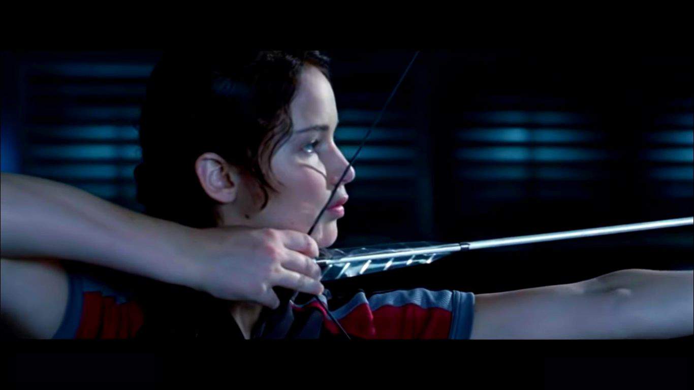 Katniss With Bow and Arrow